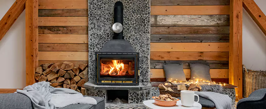 Thelin Hearth Products Direct Vent Gas Stove Fireplace Inspection in Milpitas, California